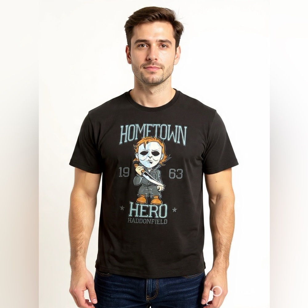 John Carpenter Halloween Michael Myers Graphic Tee Black XL Horror Movie